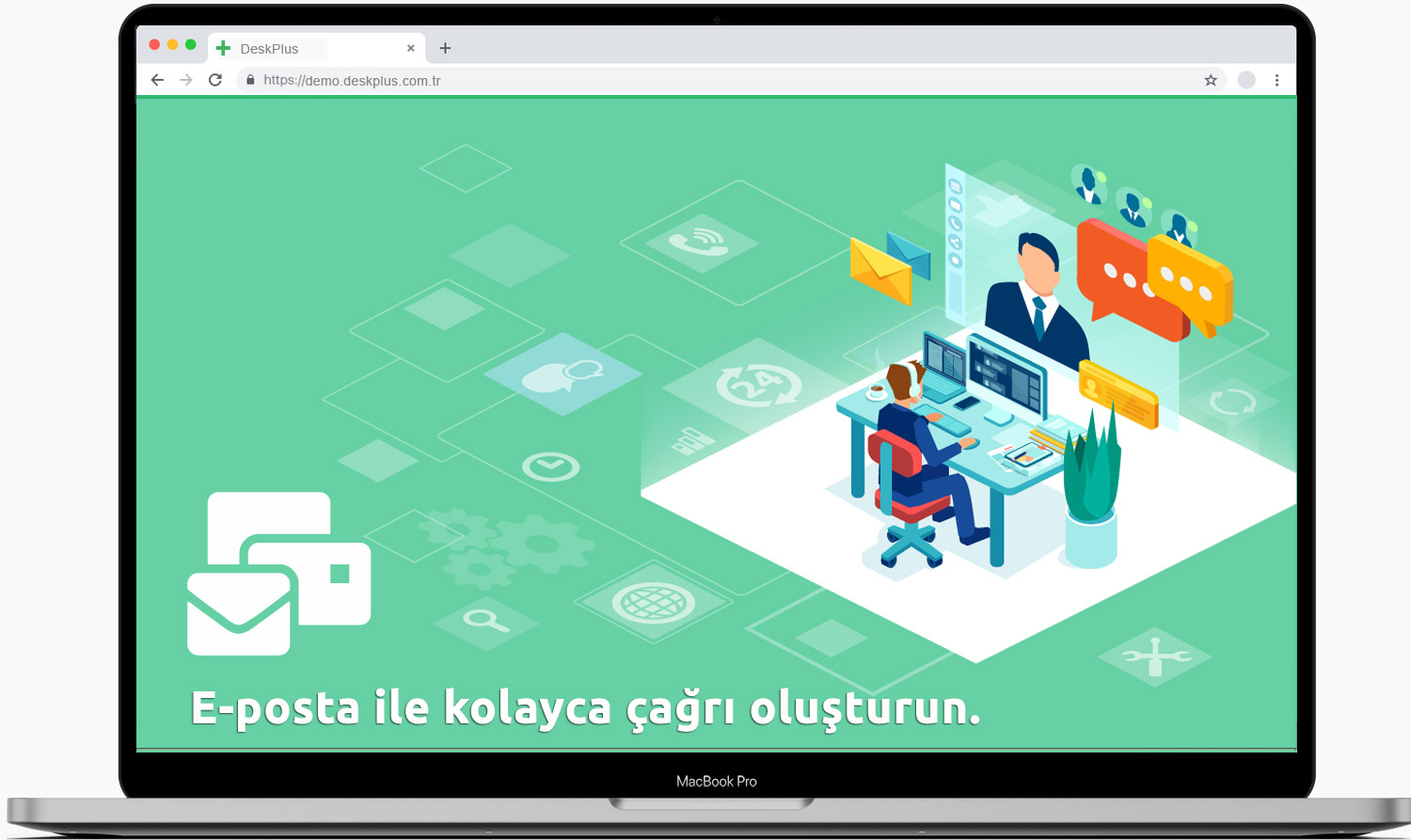 yardım masası e-posta ile çağrı oluşturma